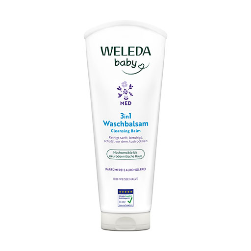 WELEDA 3in1 Waschbalsam weiße Malve 200 ml
