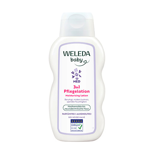 WELEDA 3in1 Pflegelotion weiße Malve 200 ml