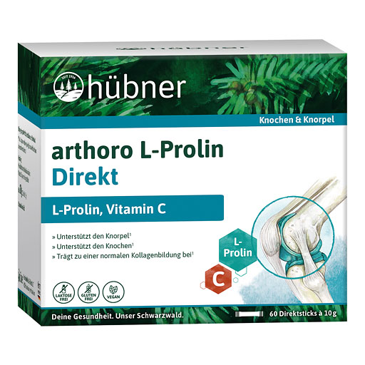 HÜBNER arthoro L-Prolin Direkt Pulver 60 St  